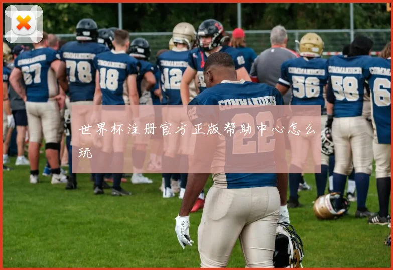 世界杯注册官方正版帮助中心怎么玩